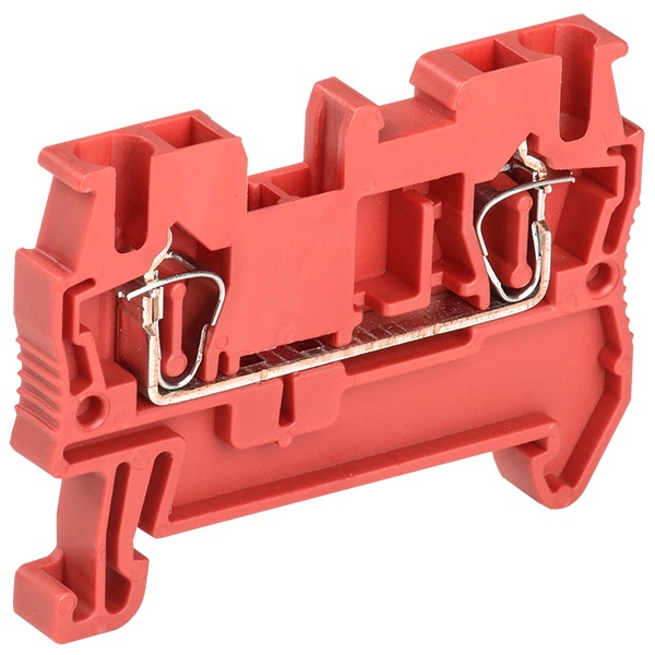 Клеммник самозажимной ИЭК КПИ 2в-2,5 31А красный