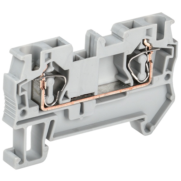 Клеммник самозажимной ИЭК КПИ 2в-4 41А серый