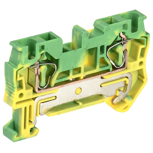Клеммник самозажимной ИЭК КПИ 2в-4-PEN 41А желто-желеный