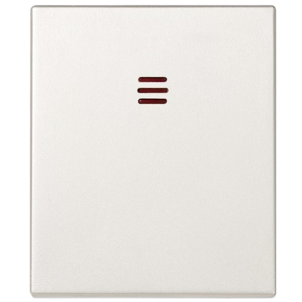 Клавиша Simon 82 Centralizations для выключателя одноклавишного с подсветкой широкий модуль, белый