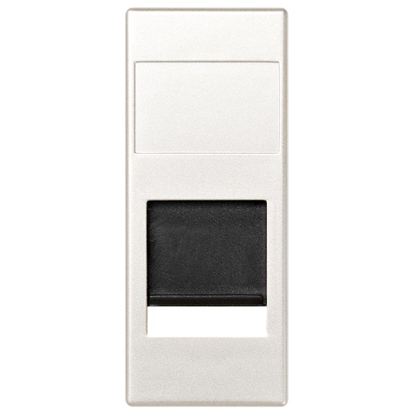 Адаптер со шторками на 1 коннектор SYSTIMAX (UTP) узкий модуль 82С белый