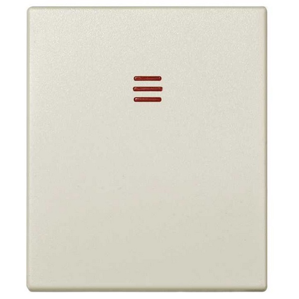 Клавиша Simon 82C для выключателя одноклавишного с подсветкой широкий модуль, слоновая кость (бежевый)