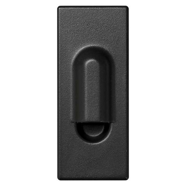 Вывод для кабеля узкий модуль Simon 82 Centralizations, графит