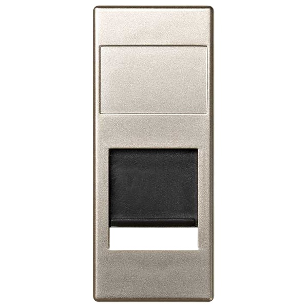 Адаптер со шторками на 1 коннектор SYSTIMAX (UTP) узкий модуль 82С шампань