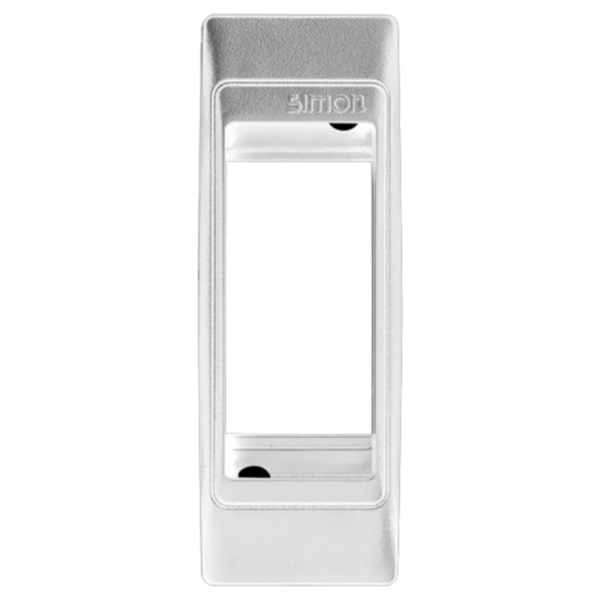 Рамка 1 пост Simon 82C 32х90мм (+суппорт) узкий модуль, белый