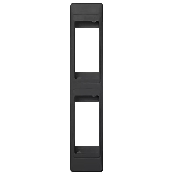 Рамка двухпостовая Simon 82C под 2 узких модуля 32х160мм пластик с суппортом , графит