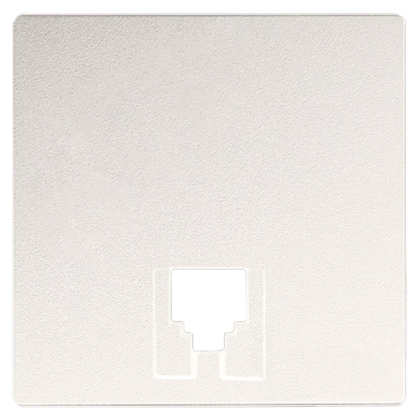 Накладка Simon 82 на телефонную розетку RJ-11 RJ-12, белый