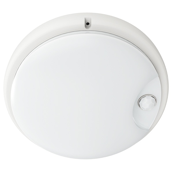 Светильник ИЭК LED ДПО 4200Д 12Вт IP54 6500K круг белый с инфракрасным датчиком движения