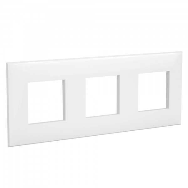 Рамка 6 модуля DKC Avanti, белое облако