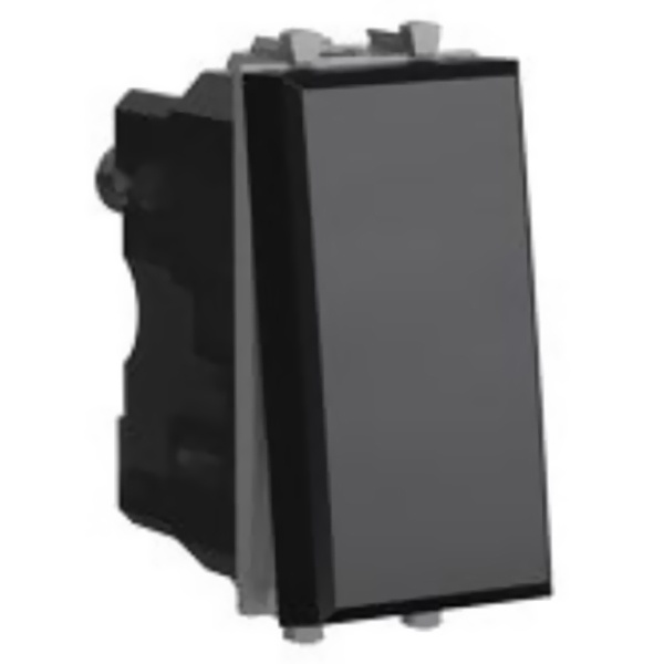 Переключатель DKC Avanti 1 модуль черный квадрат