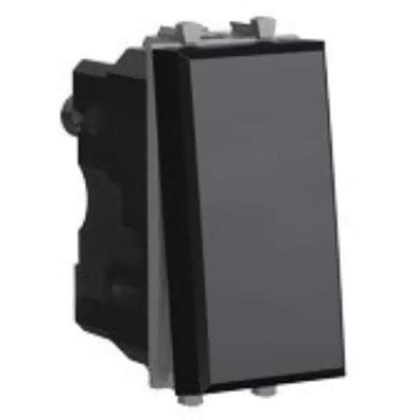 Переключатель DKC Avanti с 3-х мест одноклавишный 1 модуль черный квадрат