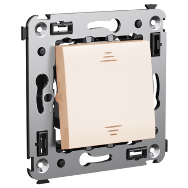 Переключатель с 3-х мест одноклавишный DKC Avanti в стену ванильная дымка