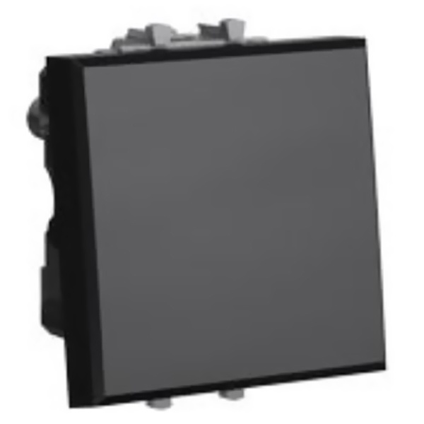 Переключатель DKC Avanti с 3-х мест одноклавишный 2 модуля черный квадрат