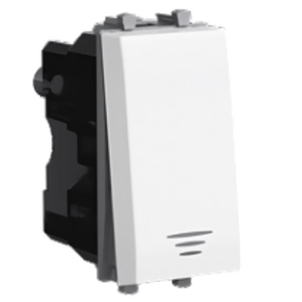 Кнопка DKC Avanti модульная 1 модуль 16А белое облако