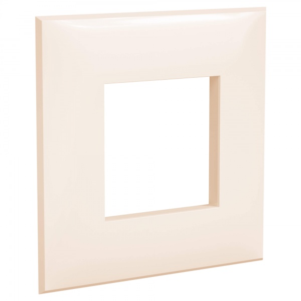 Рамка 2 модуля DKC Avanti ванильная дымка