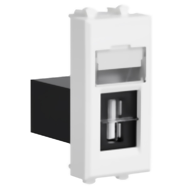 Розетка DKC Avanti USB 2.0 модульная тип А-А 1 модуль белое облако