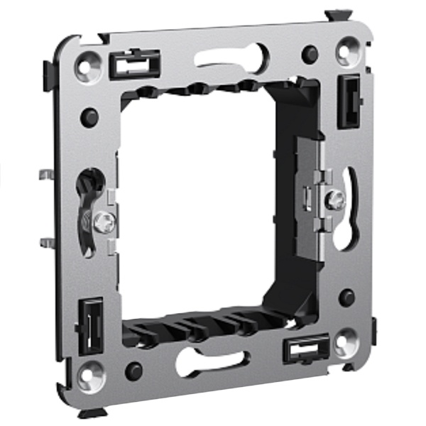 Каркас с лапками для монтажа модульных Avanti в стену, под 2 модуля