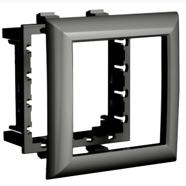 Рамка-суппорт 2 модуля для кабель-канала In-liner Front и In-liner Aero DKC Avanti черный