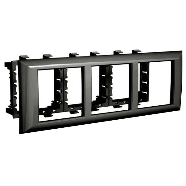 Рамка-суппорт 6 модулей для кабель-канала In-liner Front и In-liner Aero DKC Avanti черный