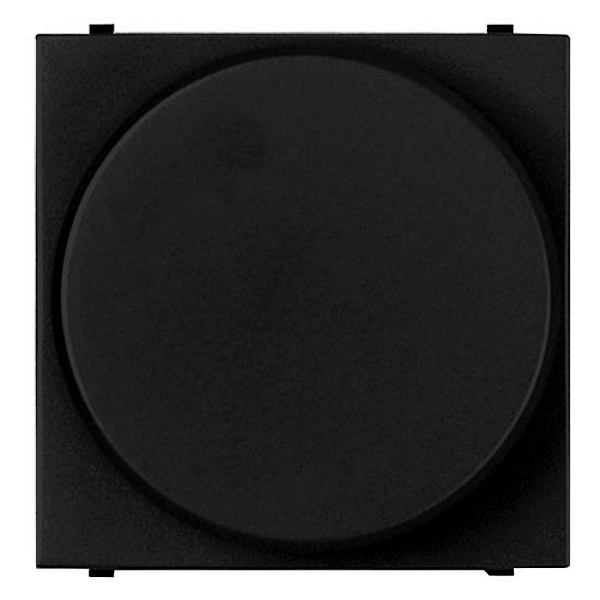 Светорегулятор поворотный (Led) 10-250 Вт 2 модуля ABB Zenit, антрацит (N2260.3 AN)