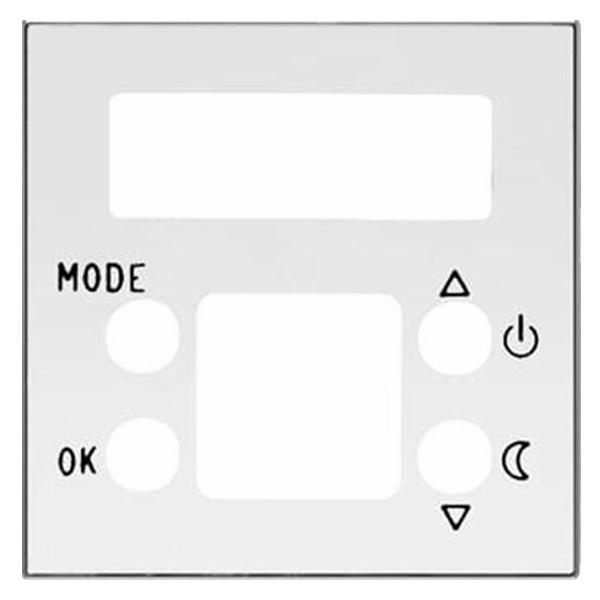Накладка для механизма электронного терморегулятора 8140.5 ABB SKY, альпийский белый (8540.5 BL)