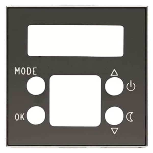 Накладка для механизма электронного терморегулятора 8140.5 ABB SKY, черный бархат (8540.5 NS)