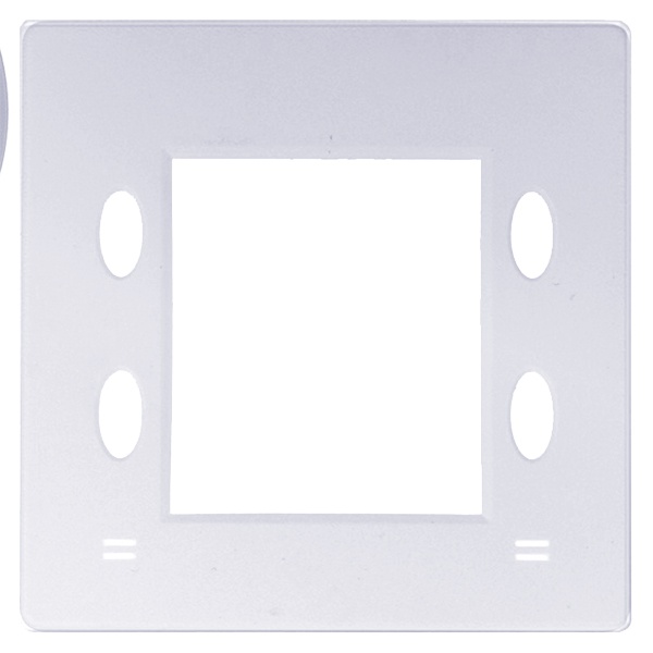 Накладка Simon 27 на термостат и таймер с ЖК-дисплеем, белый