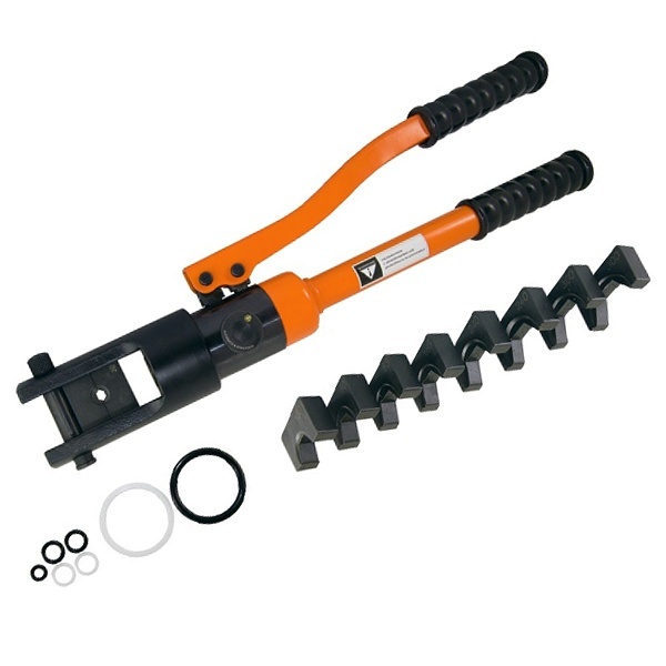 Пресс клещи TDM гидравлические ПГРс-300 с набором матриц (10-300мм2), 12 штук, МастерЭлектрик