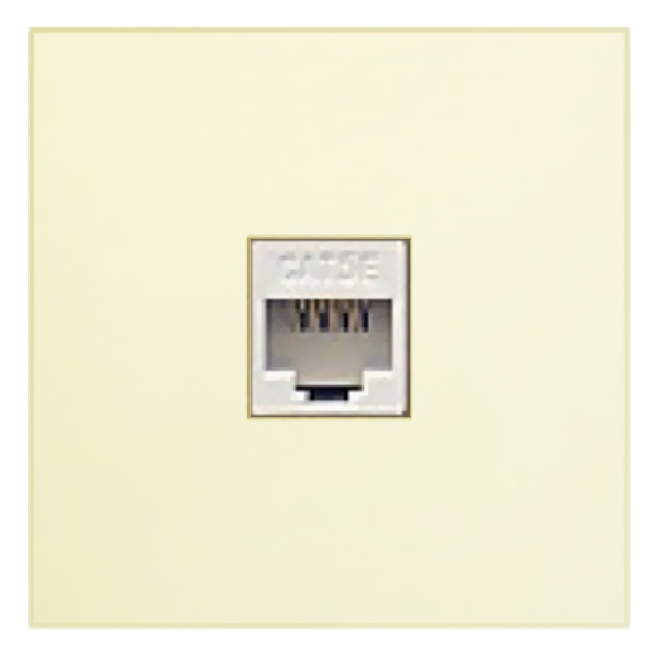 Накладка Экопласт для RJ-разъема на 1 вход без разъема LK60, бежевый