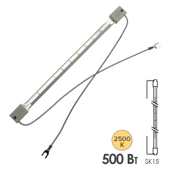 Лампа инфракрасная Dr. Fischer 13169Z/98 500W 235V SK15