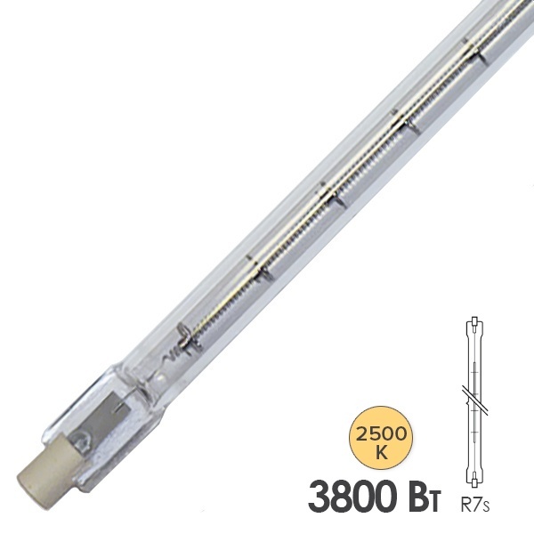 Лампа инфракрасная Dr. Fischer 14206C 3800W 570V R7s + кабель