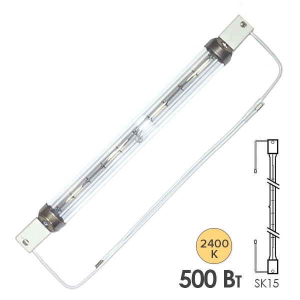 Лампа инфракрасная Dr. Fischer 13169Z/850 500W 235V SK15