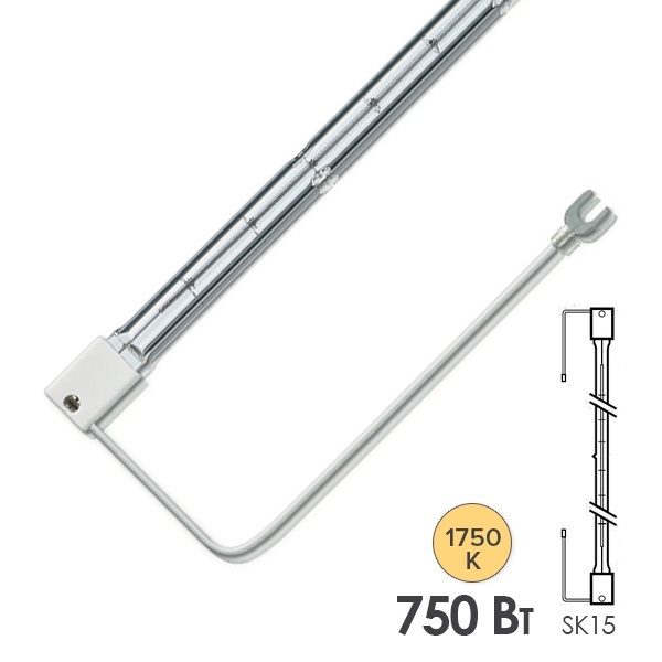 Лампа инфракрасная Dr. Fischer 14124Z 750W 230V SK15