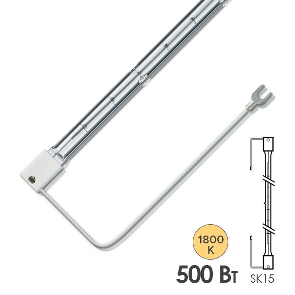 Лампа инфракрасная Dr. Fischer 14142Z 500W 235V SK15