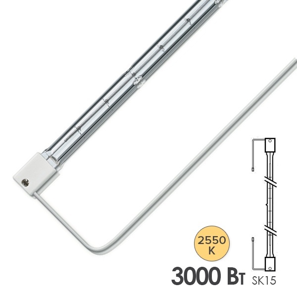Лампа инфракрасная Dr. Fischer 14121Z/98 3000W 235V SK15