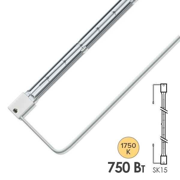 Лампа инфракрасная Dr. Fischer 14155Z 750W 230V SK15
