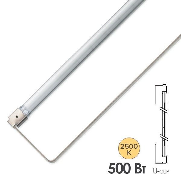 Лампа инфракрасная Dr. Fischer 500T3 500W 120V U-clip