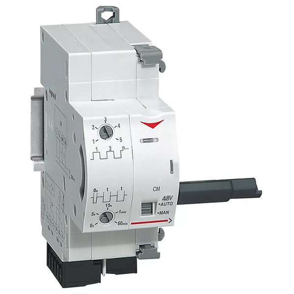 Электродвигательный привод Legrand DX3 24-48 В~/ с автоматическим повторным включением 2м