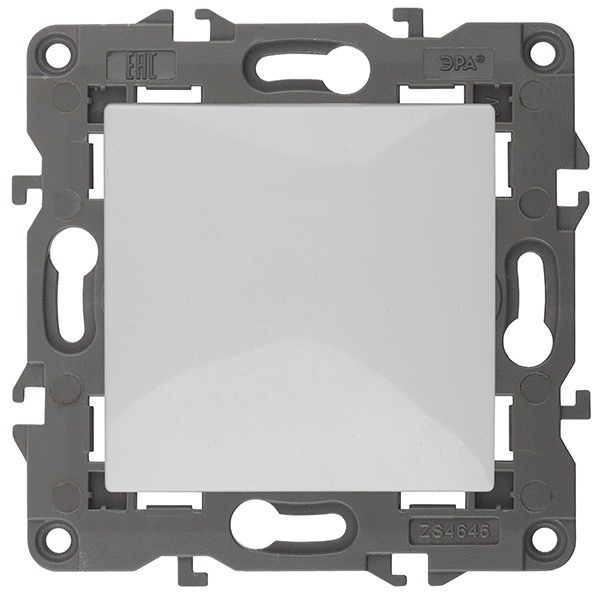 Переключатель ЭРА 10АХ-250В IP20 Elegance белый 14-1103-01