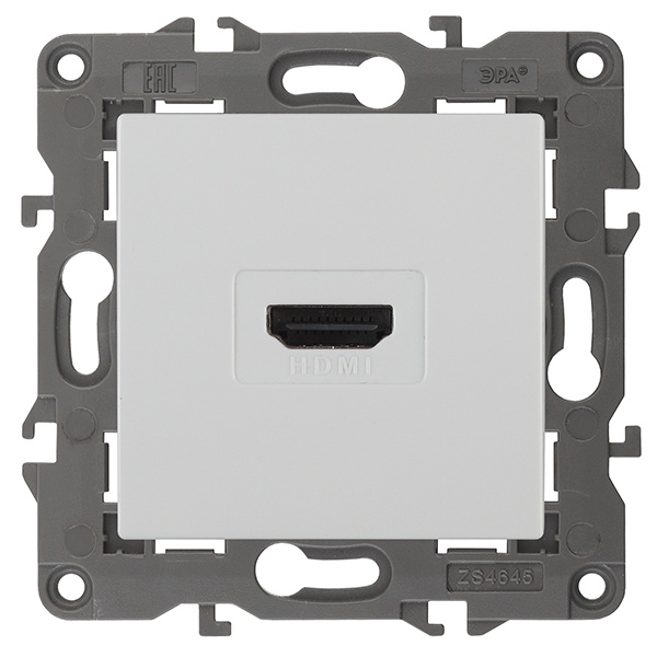 Розетка ЭРА HDMI IP20 Elegance белый 14-3114-01