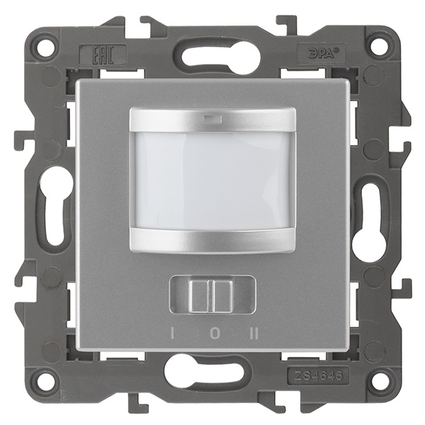 Датчик движения 2-проводной ЭРА 180-240В 200Вт IP20 Elegance алюминий 14-4103-03