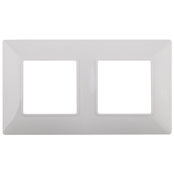 Рамка на 2 поста Эра Elegance белый 14-5002-01