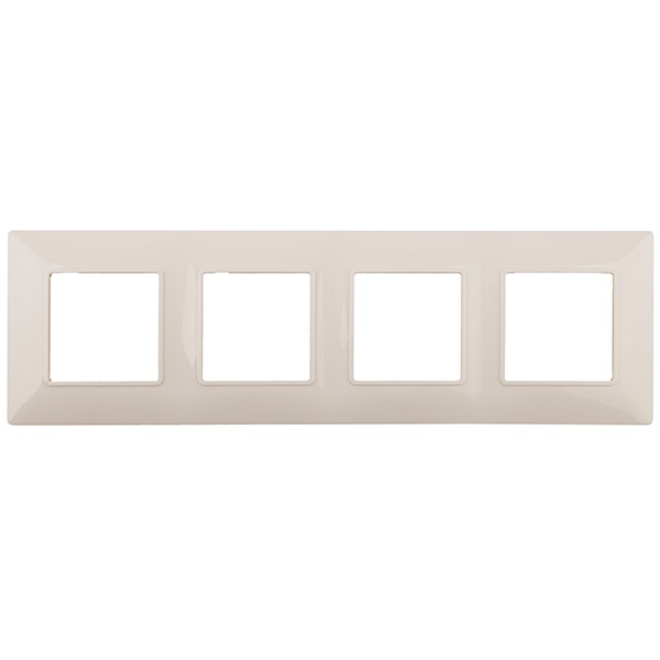 Рамка на 4 поста Эра Elegance слоновая кость 14-5004-02 (бежевый)