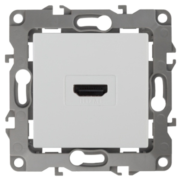 Розетка ЭРА HDMI IP20 12, белый 12-3114-01