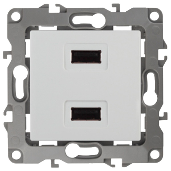Устройство зарядное USB ЭРА 230В/5В-2100мА IP20 12, белый 12-4110-01