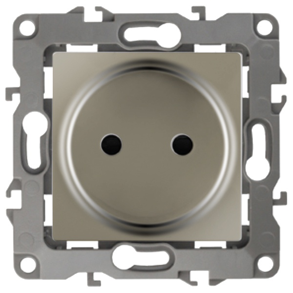 Розетка ЭРА 2P 16A-250В IP20 12, шампань 12-2105-04