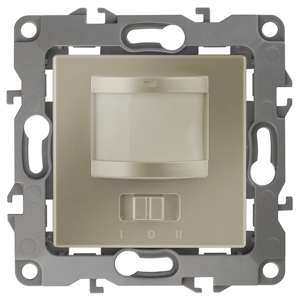 Датчик движения 2-проводной ЭРА 180-240В 200Вт IP20 12, шампань 12-4103-04