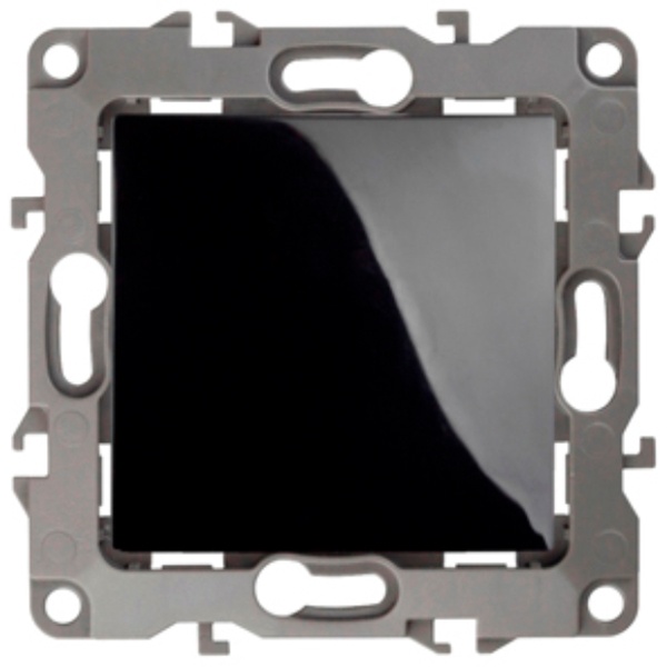 Выключатель ЭРА 10АХ-250В IP20 без лапок 12, черный 12-1001-06