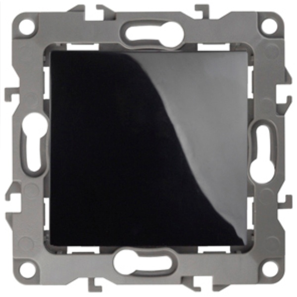 Переключатель ЭРА 10АХ-250В IP20 12, черный 12-1103-06