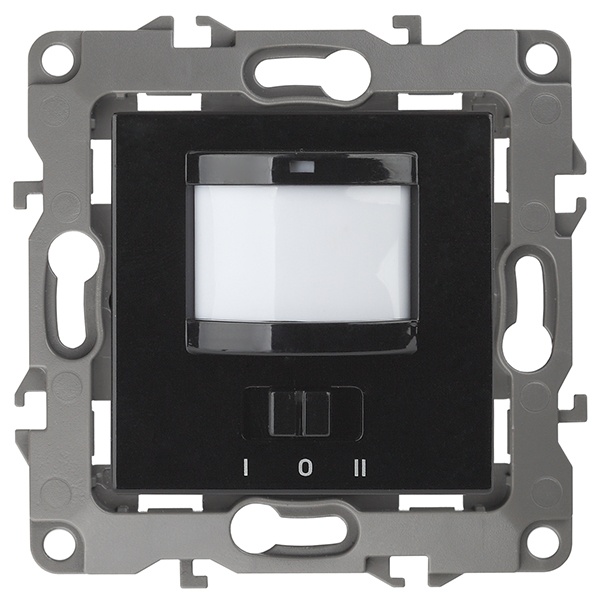 Датчик движения 2-проводной ЭРА 180-240В 200Вт IP20 12, черный 12-4103-06